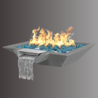 Square Fire and Water Bowls 30"